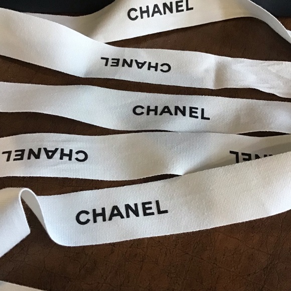 Chanel ribbon authentic Chanel Ribbon almost 10 feet - Picture 3 of 5